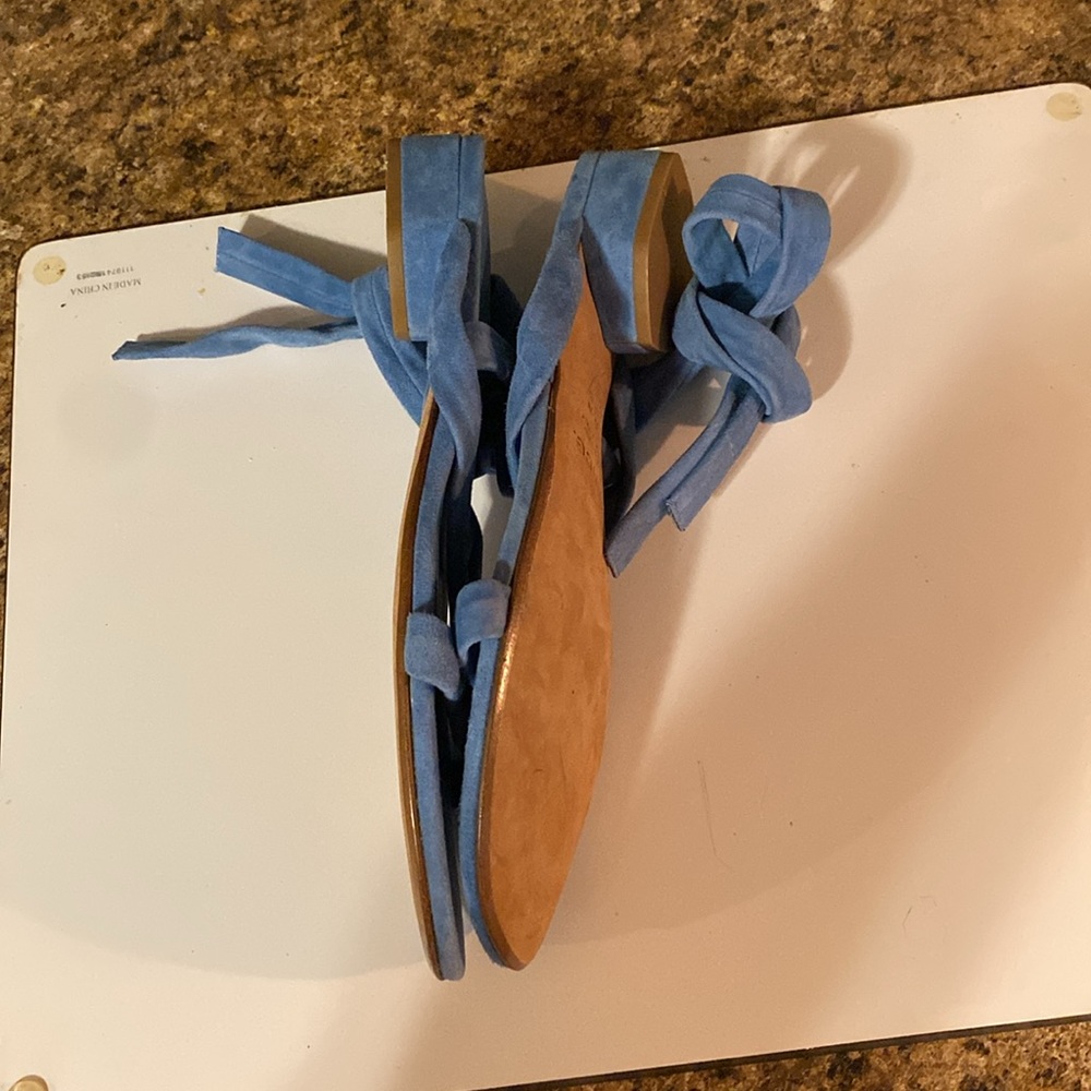 Vince Azure Ankle Wrap Sandals - Picture 7 of 10